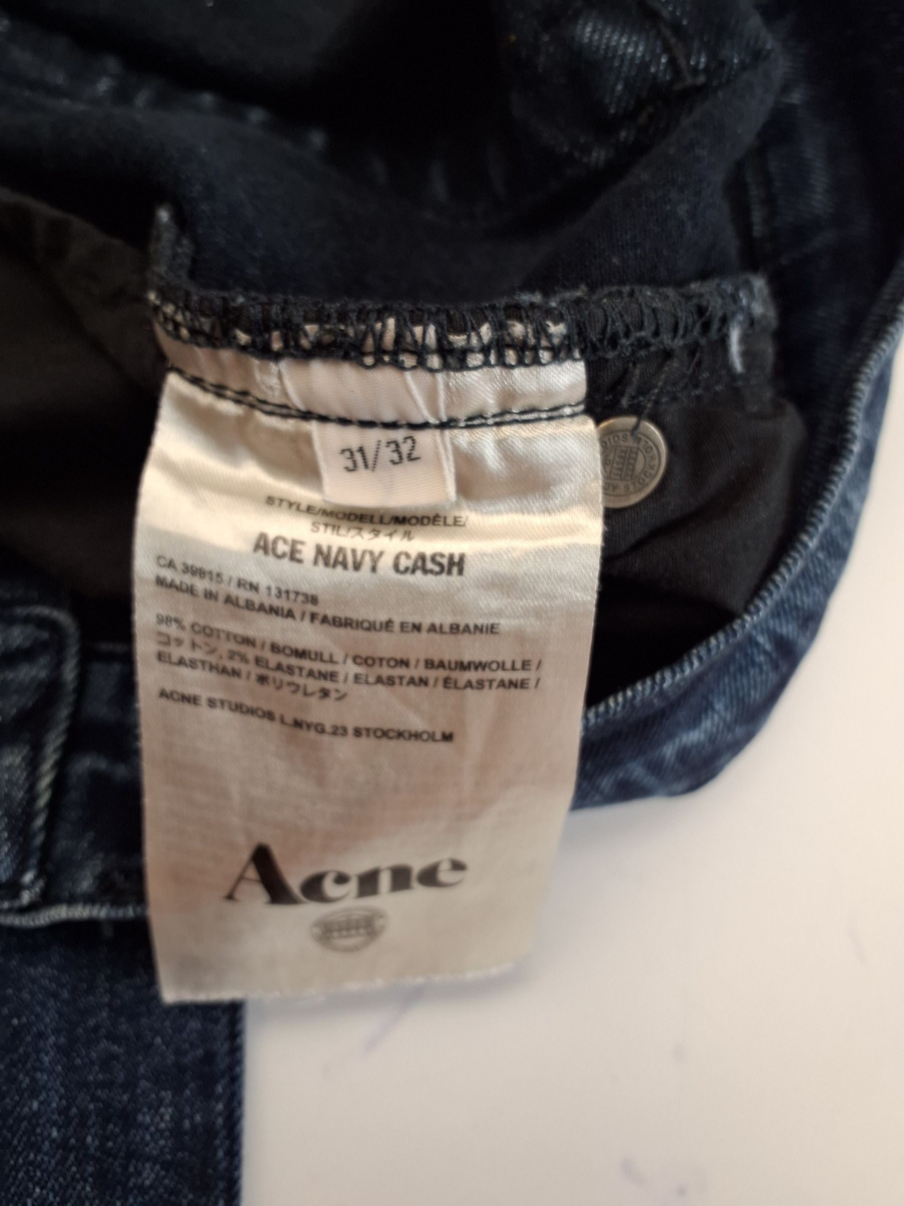 Acne Studios Cowboybukser